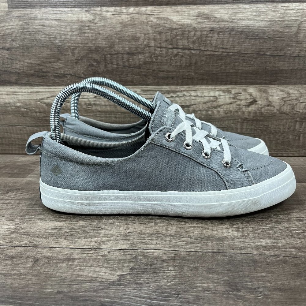 Sperry Gray Canvas Sneakers